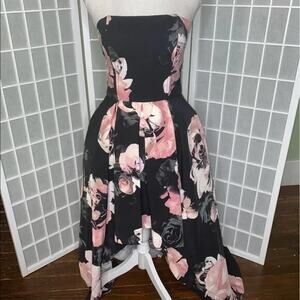 Xtraordinary rose hi-lo formal dress size 11